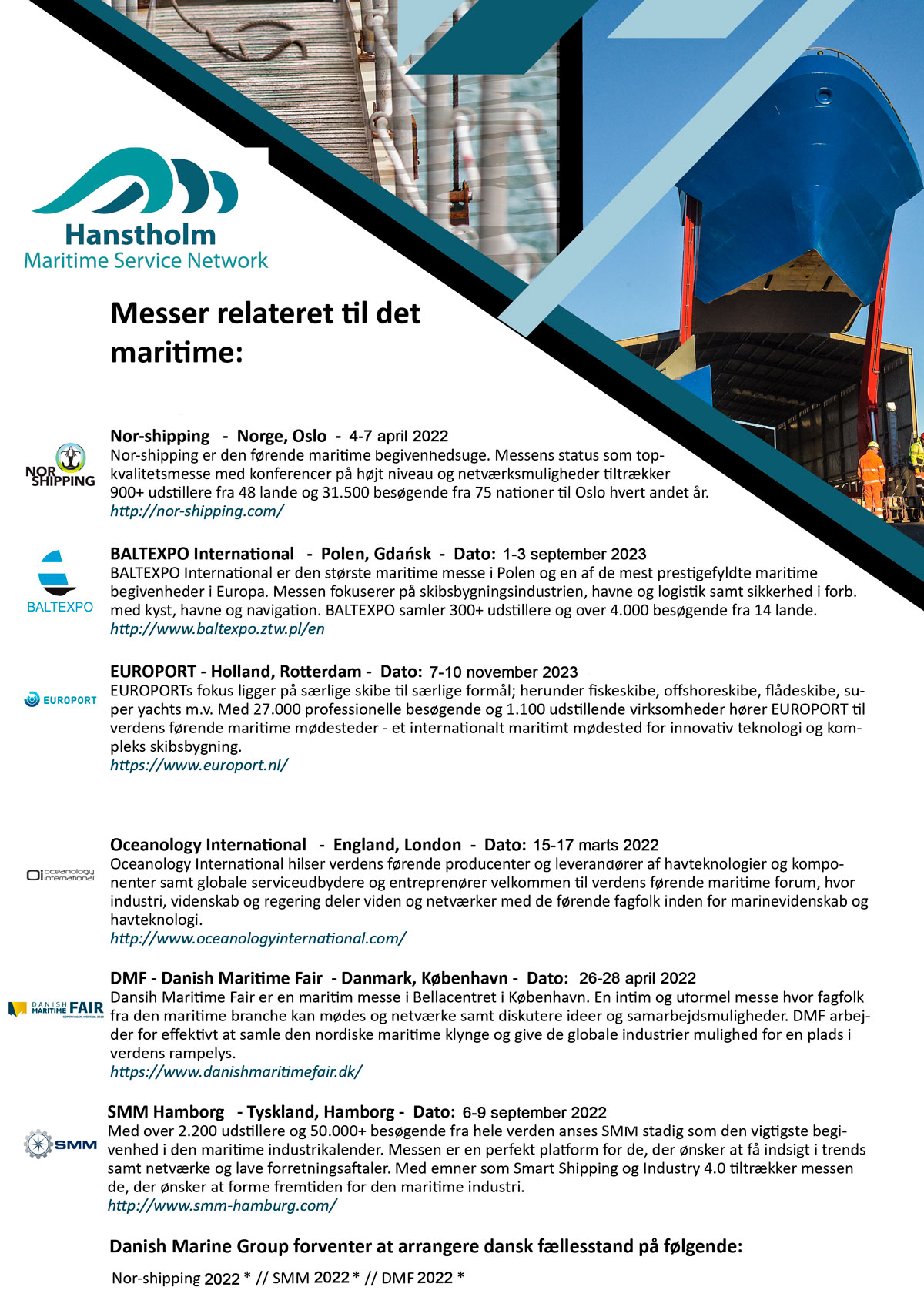HMSN Messe liste Maritime 20193